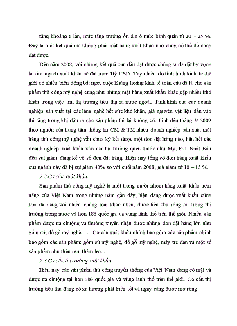 image for page Thực trạng và giải pháp đẩy mạnh xuất khẩu các sản phẩm của các làng nghề truyền thống Việt Nam