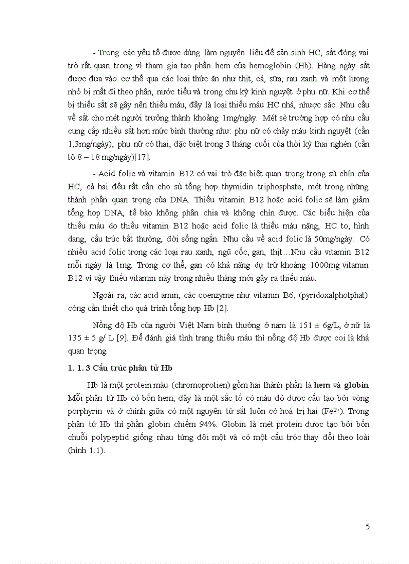 image for page Khảo sát tình hình thiếu máu của các bệnh nhân điều trị tại Bệnh viện Đa khoa Sơn Tây 6 tháng đầu năm 2008