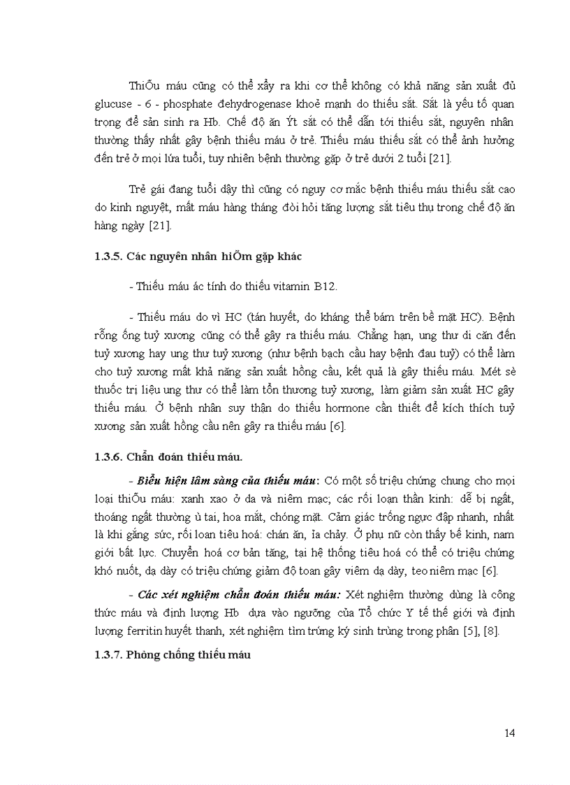 image for page Khảo sát tình hình thiếu máu của các bệnh nhân điều trị tại Bệnh viện Đa khoa Sơn Tây 6 tháng đầu năm 2008