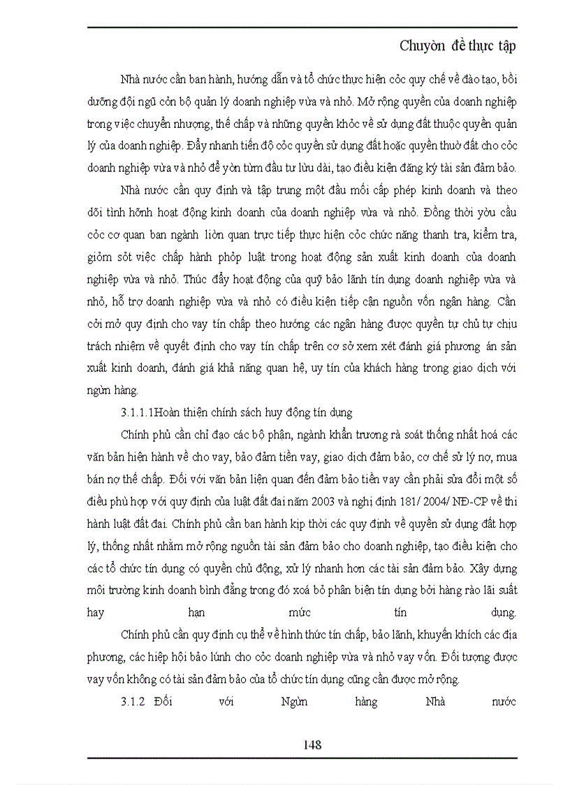 image for page Giải pháp mở rộng hoạt động tín dụng đối với doanh nghiệp vừa và nhỏ tại Chi nhánh ngân hàng nông nghiệp và phát triển nông thôn Nam Hà Nội