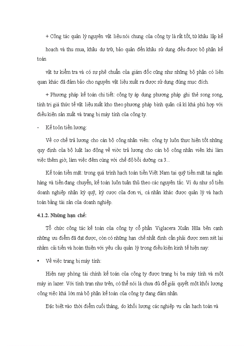 image for page Đặc điểm kế toán một số phần hành kế toán chủ yếu tại công ty cổ phần viglacera xuân hòa