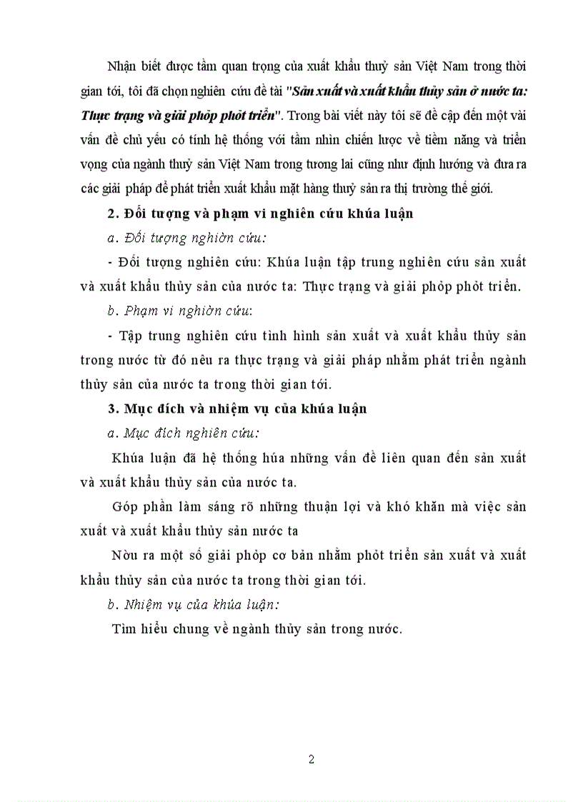 image for page Sản xuất và xuất khẩu thủy sản của nước ta: Thực trạng và giải pháp phát triển