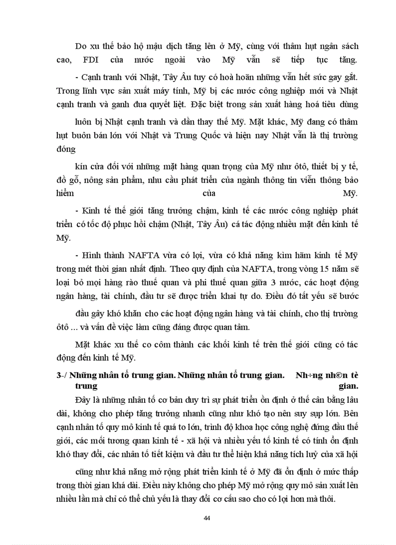 image for page Thực trạng và triển vọng kinh tế của Mỹ