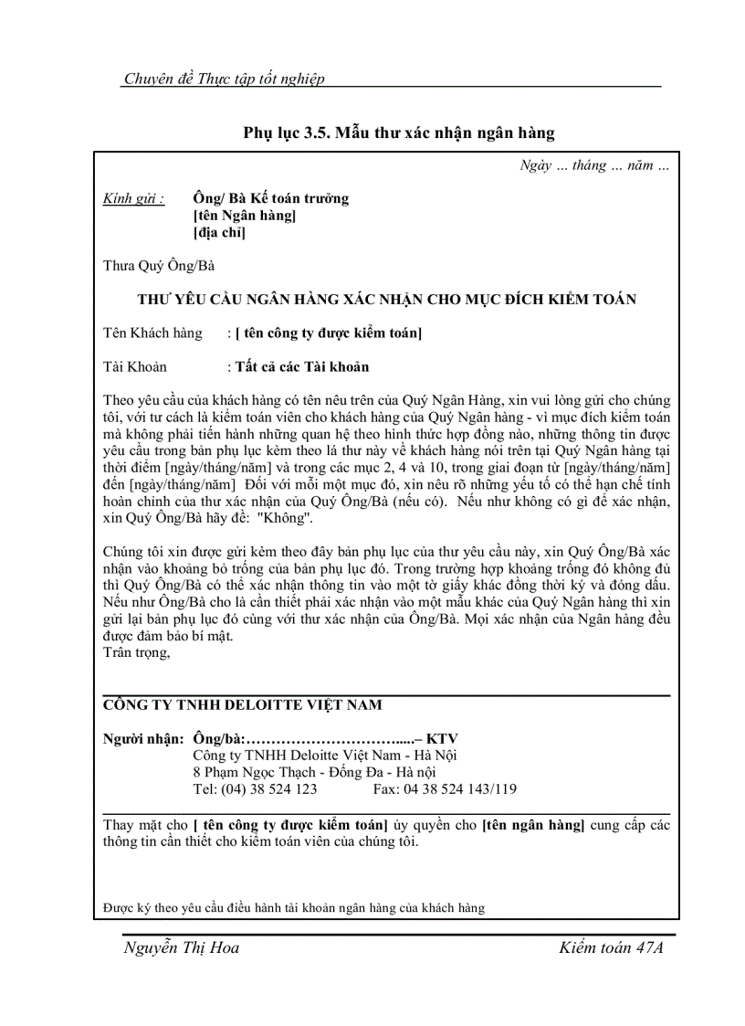 image for page Hoàn thiện việc vận dụng kỹ thuật thu thập bằng chứng kiểm toán tại công ty TNHH DELOITTE việt nam