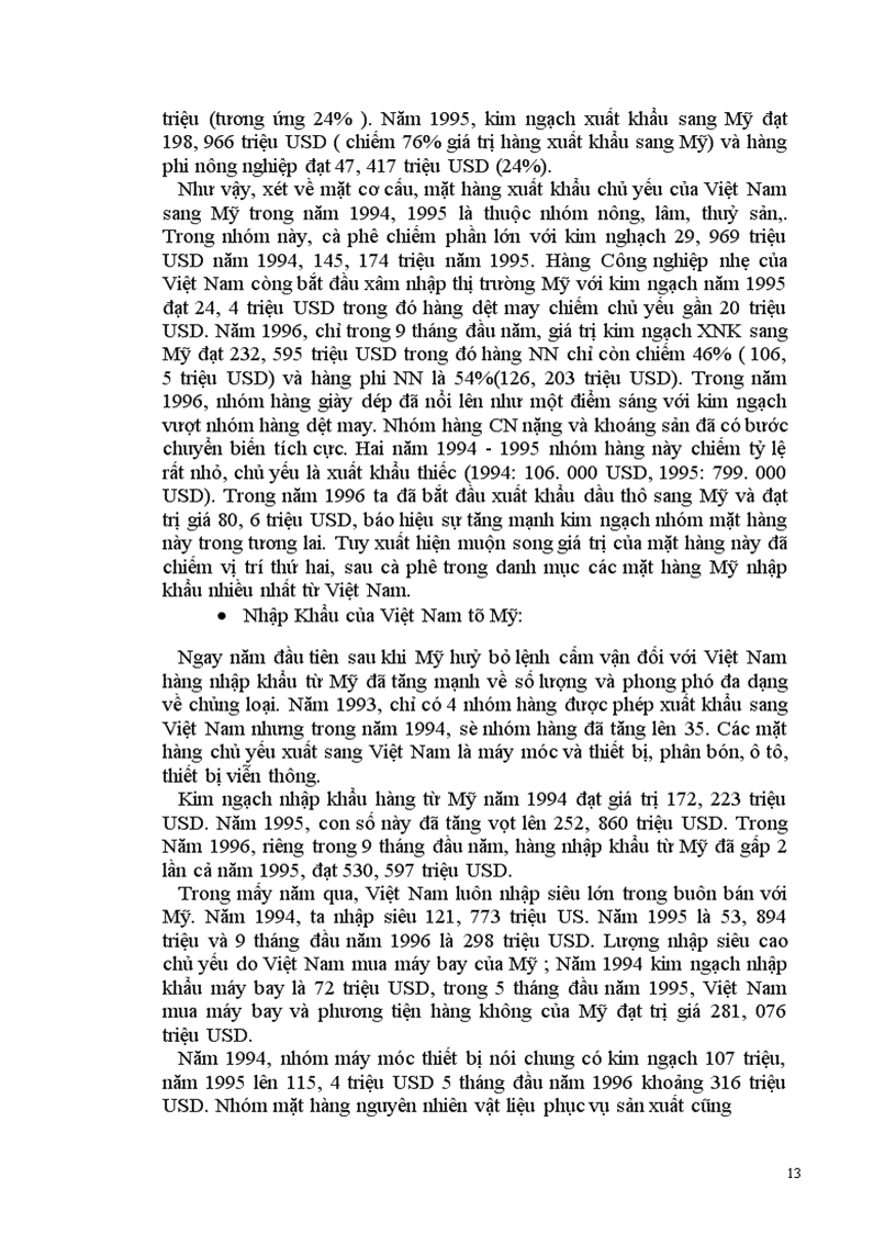 image for page Quan hệ kinh tế thương mại của Việt Nam và Mỹ