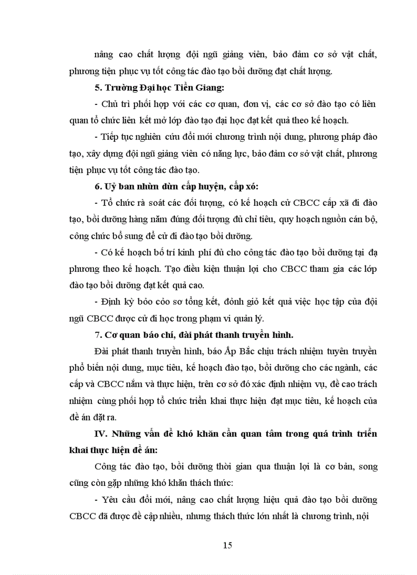 image for page Đào tạo, bồi dưỡng cán bộ, công chức cấp xã thuộc tỉnh tiền giang giai đoạn 2011 - 2015