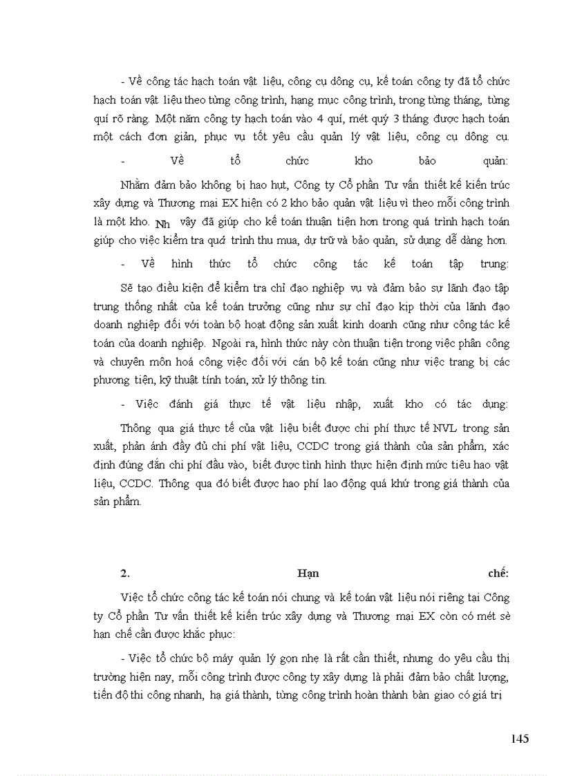 image for page Tổ chức công tác kế toán nguyên vật liệu, công cụ dụng cụ ở Công ty Cổ phần Tư vấn thiết kế kiến trúc xây dựng và Thương mại EX