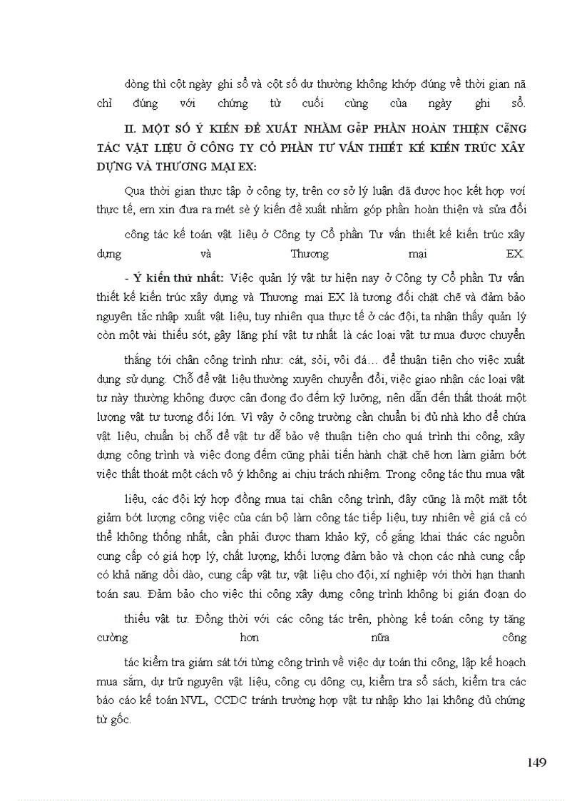 image for page Tổ chức công tác kế toán nguyên vật liệu, công cụ dụng cụ ở Công ty Cổ phần Tư vấn thiết kế kiến trúc xây dựng và Thương mại EX