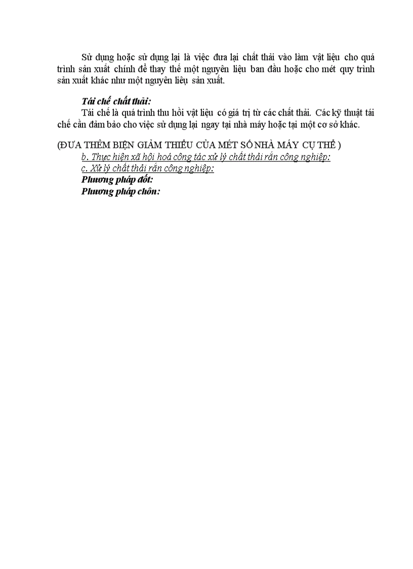 image for page Các phương pháp xử lý chất thải rắn công nghiệp