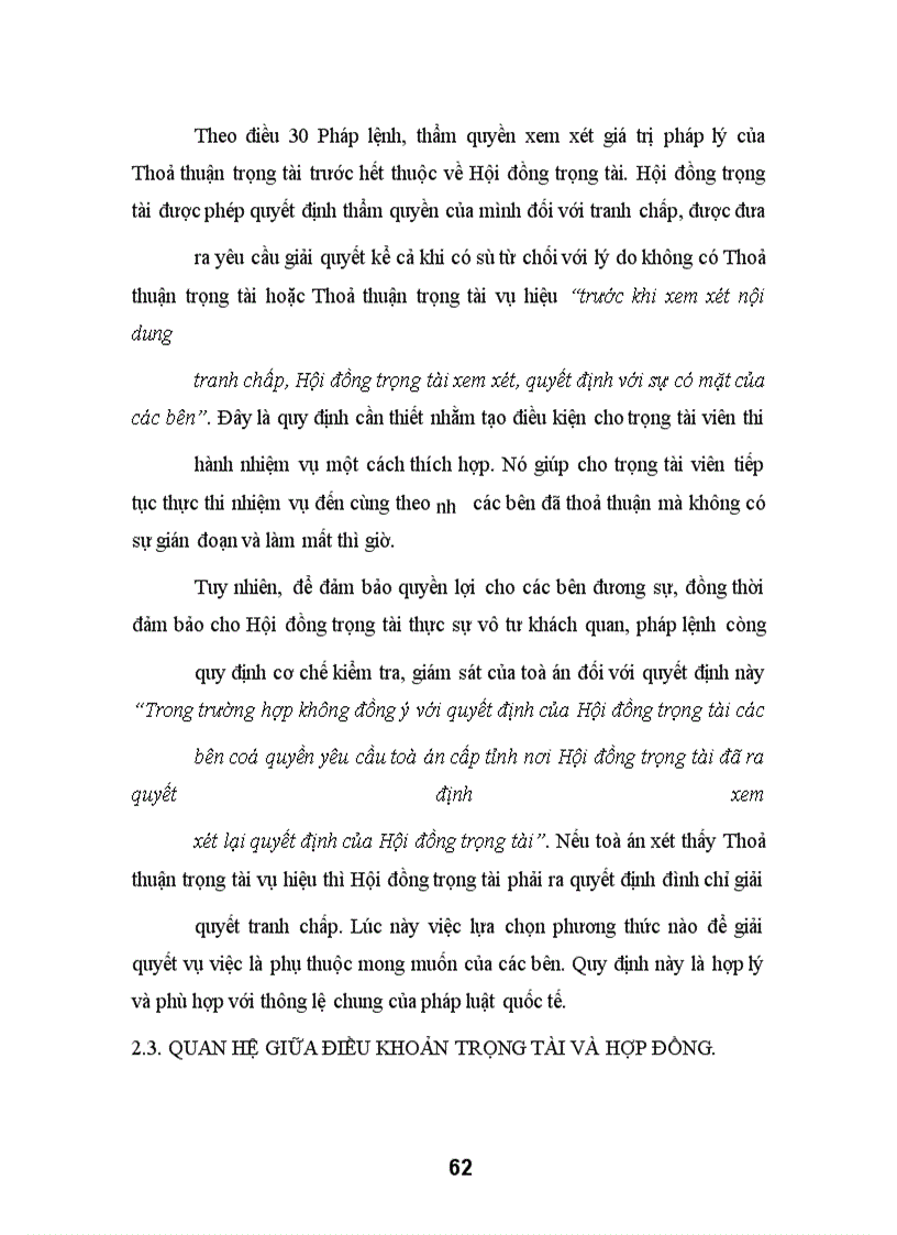 image for page Những vấn đề pháp lý cơ bản về thỏa thuận trọng tài