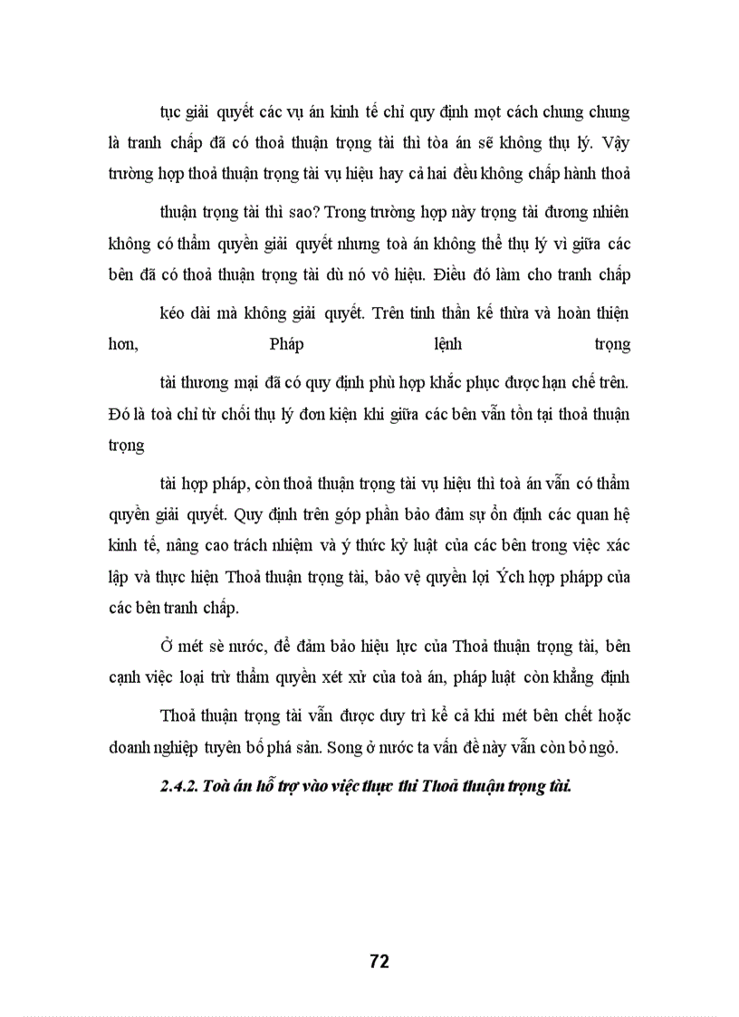 image for page Những vấn đề pháp lý cơ bản về thỏa thuận trọng tài