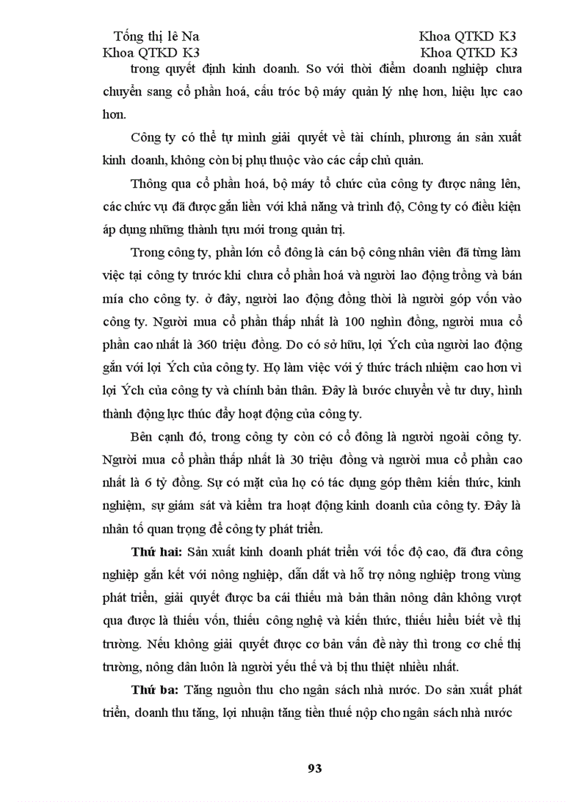 image for page Tiến trình cổ phần hoá tại công ty cổ phần mía đường Lam Sơn