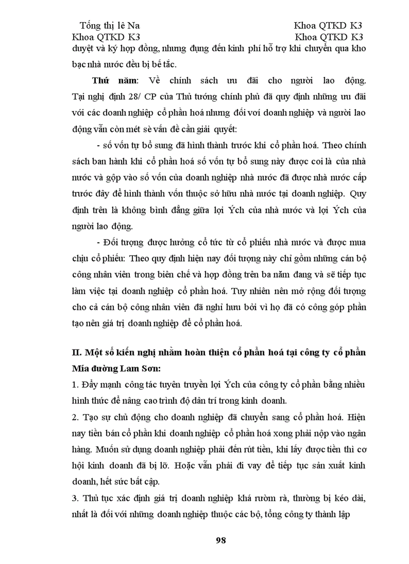 image for page Tiến trình cổ phần hoá tại công ty cổ phần mía đường Lam Sơn