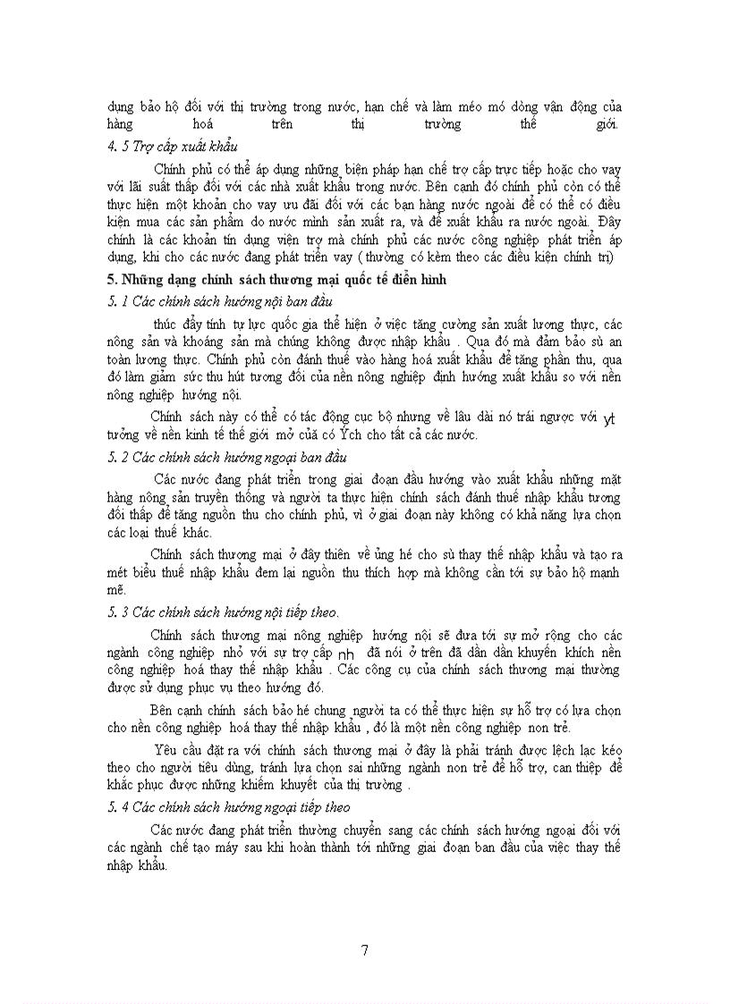image for page Những nội dung chủ yếu của chính sách thương mại quốc tế . Đánh giá chính sách thương mại quốc tế của Việt Nam. Những đề xuất
