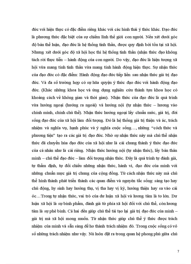 image for page Vai trò của ý thức đạo đức trong đời sống xã hội