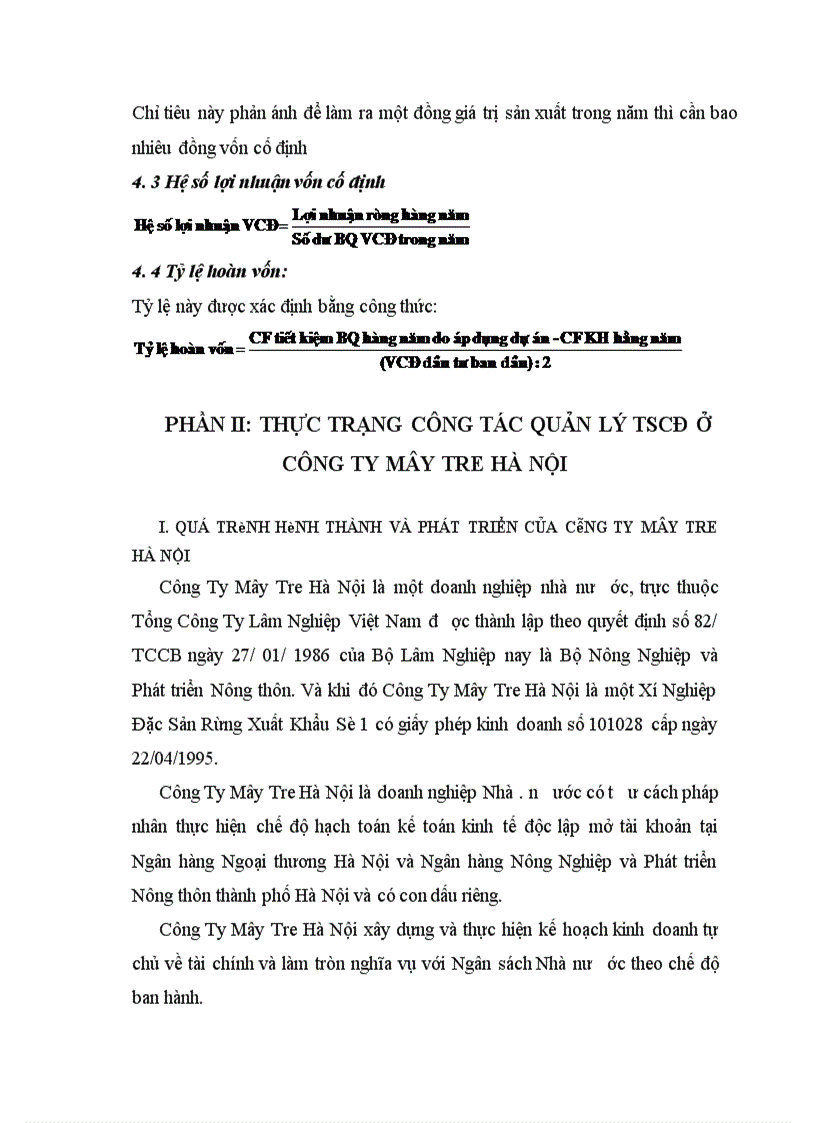 image for page Thực trạng của việc quản lý TSCĐ ở Công ty Mây Tre