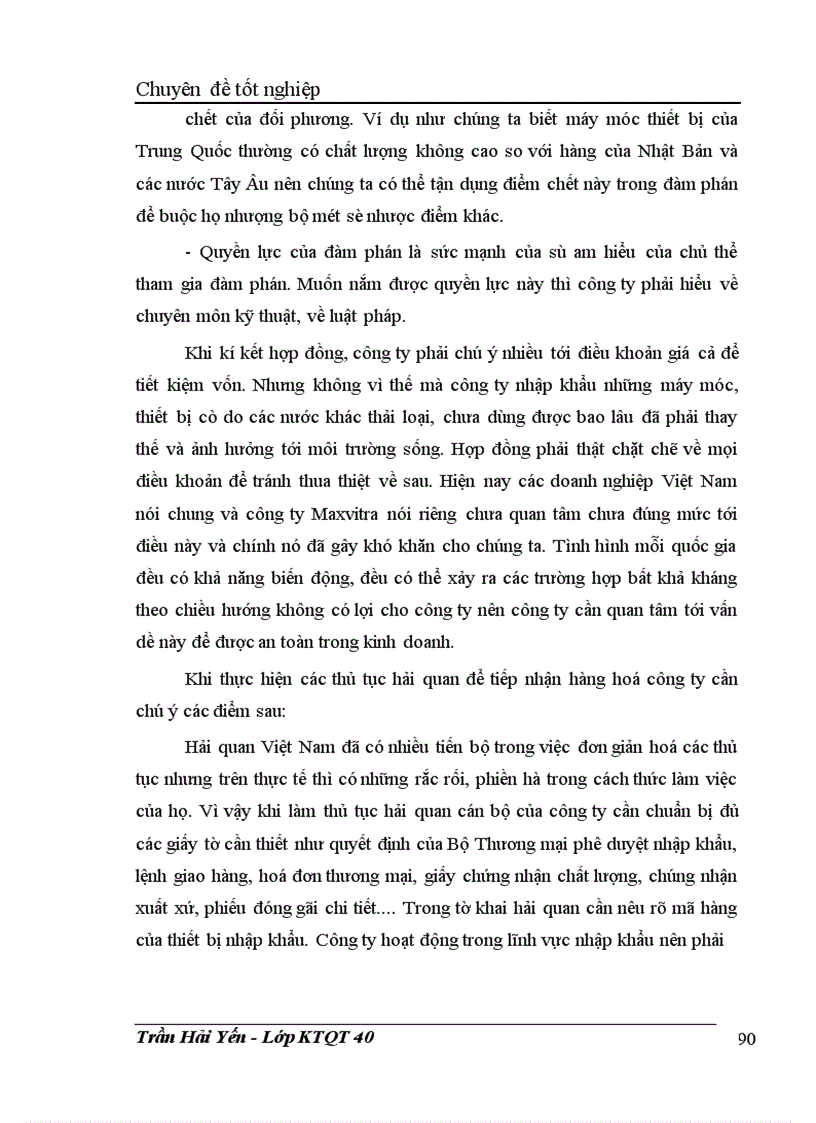 image for page Những giải pháp chủ yếu hoàn thiện hoạt động nhập khẩu máy móc, thiết bị của công ty thương mại Việt - Nhật (Maxvitra Co., Ltd)