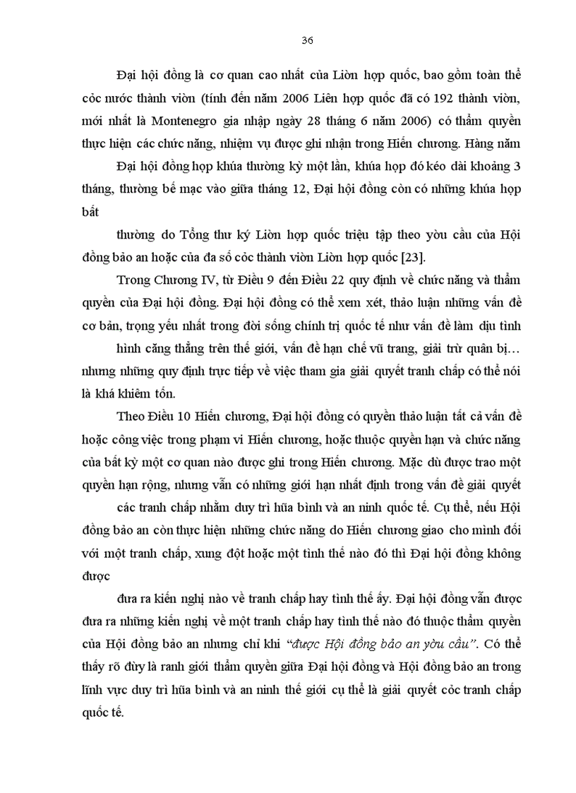 image for page Giải quyết hòa bình tranh chấp quốc tế trong khuôn khổ Hiến chương Liên hợp quốc