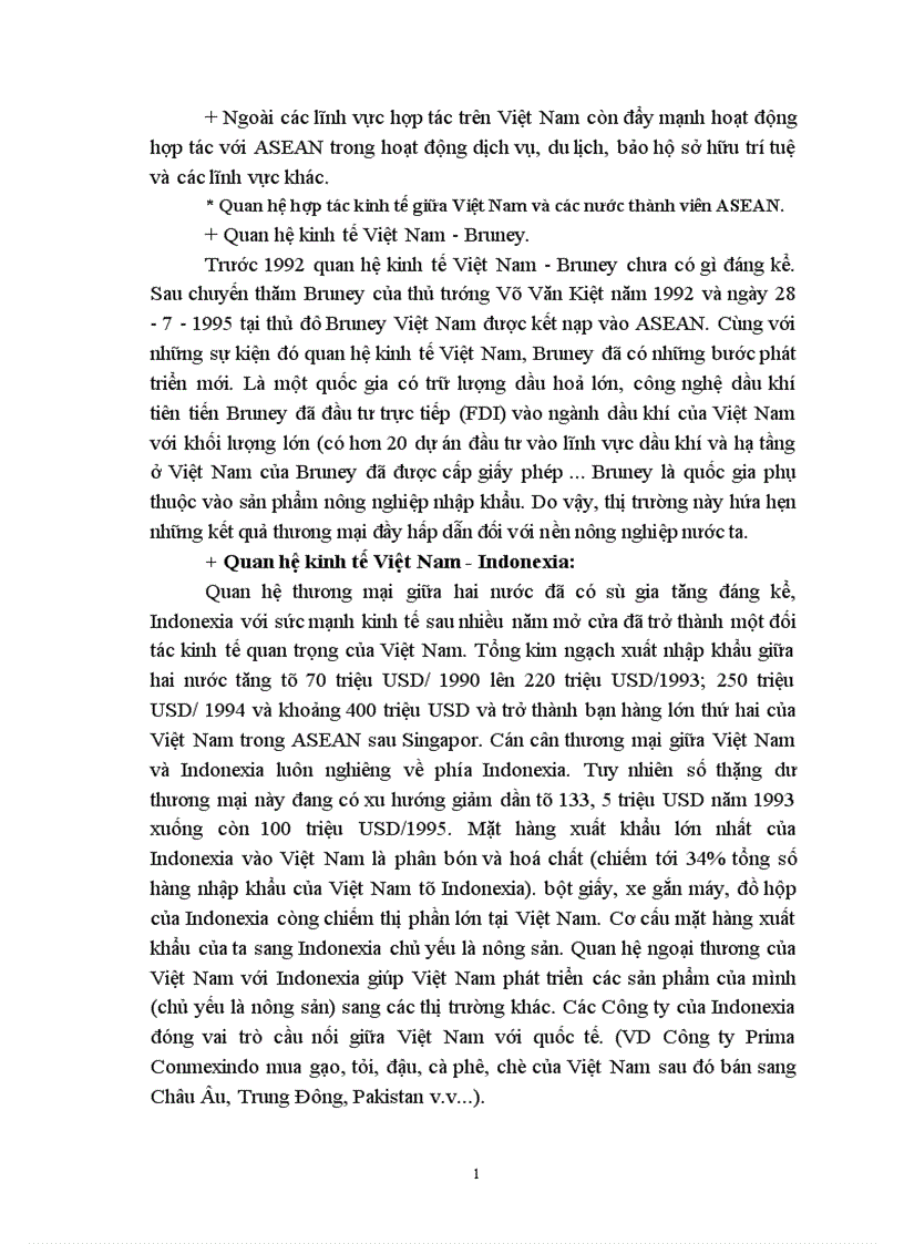 image for page Hợp tác kinh tế ASEAN - Việt Nam