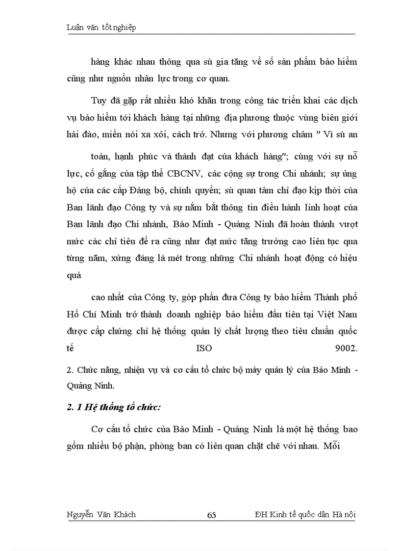 image for page Một số biện pháp đẩy mạnh kinh doanh tại Bảo Minh - Quảng Ninh