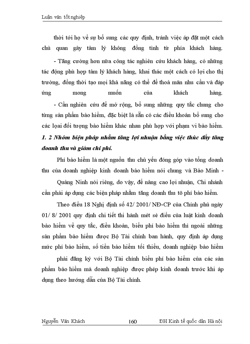 image for page Một số biện pháp đẩy mạnh kinh doanh tại Bảo Minh - Quảng Ninh