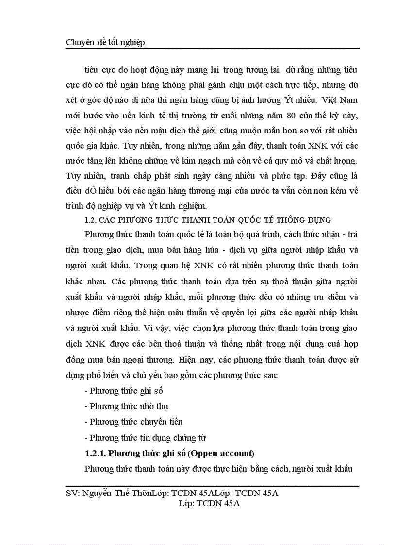 image for page Hoàn thiện thanh toán quốc tế bằng phương thức tín dụng chứng từ tại Chi nhánh Ngân hàng Ngoại thương Vinh