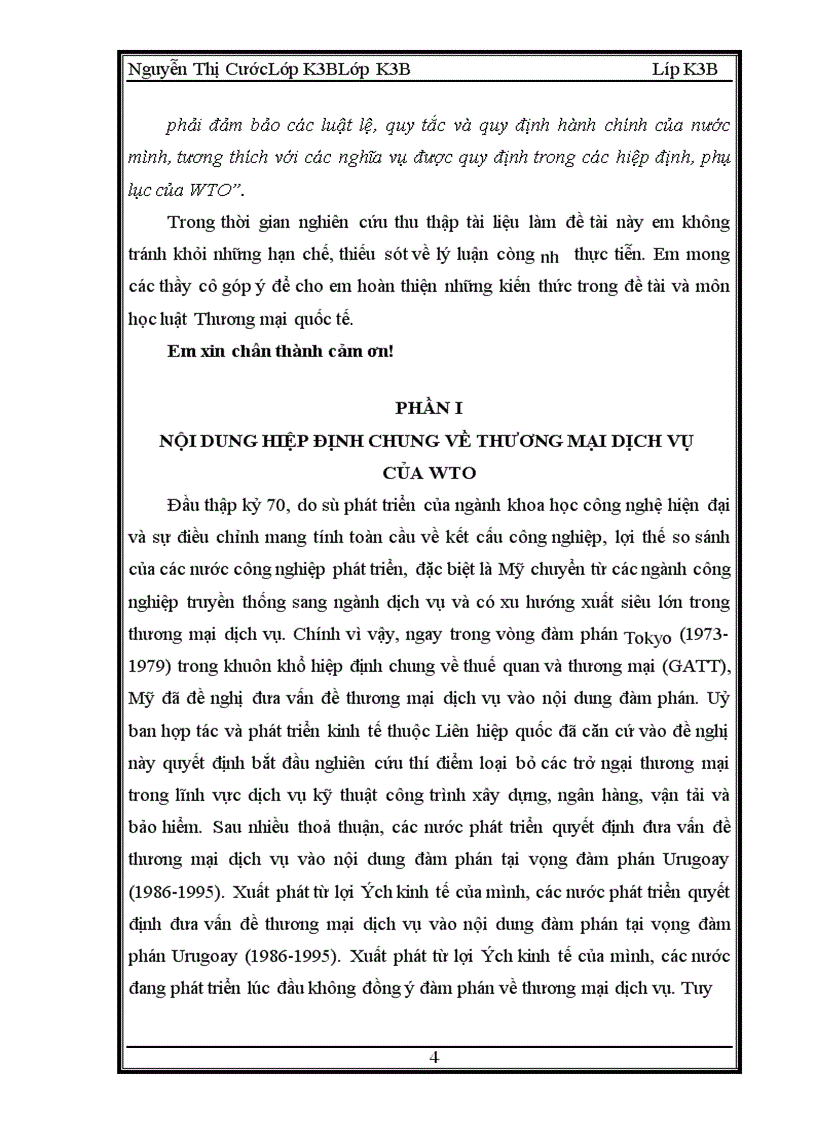 image for page Hiệp định của tổ chức thương mại thế giới về thương mại dịch vụ và những thách thức trong lĩnh vực dịch vụ khi Việt Nam ra nhập wto