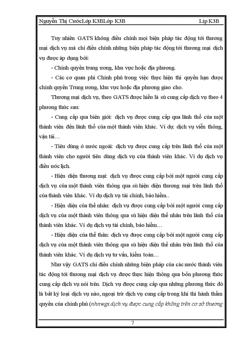 image for page Hiệp định của tổ chức thương mại thế giới về thương mại dịch vụ và những thách thức trong lĩnh vực dịch vụ khi Việt Nam ra nhập wto