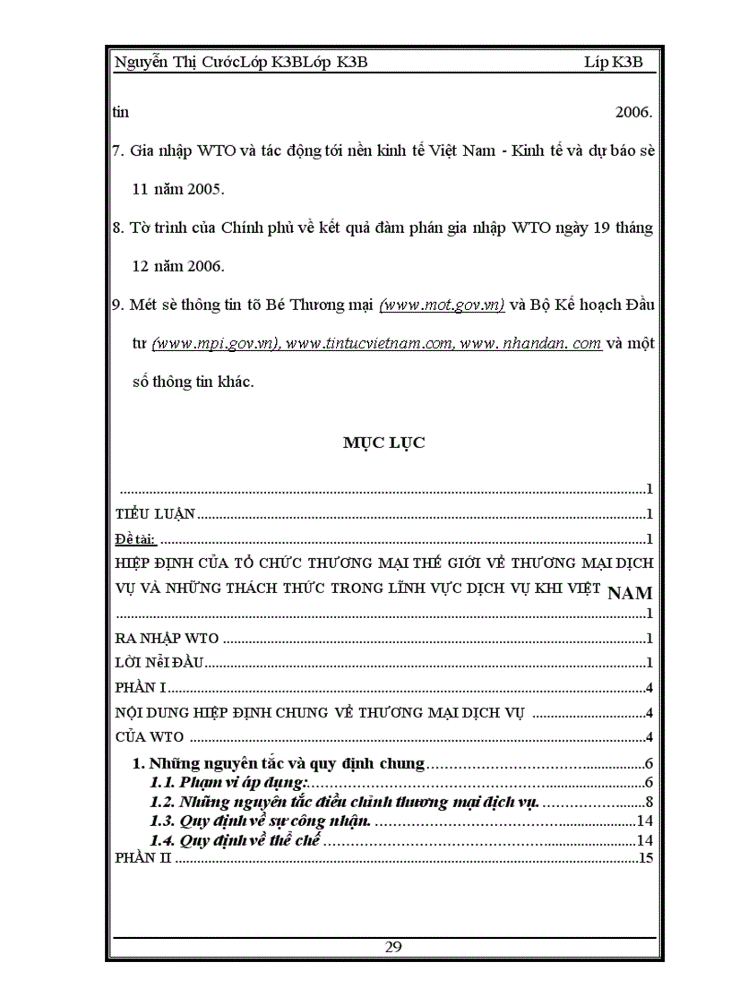 image for page Hiệp định của tổ chức thương mại thế giới về thương mại dịch vụ và những thách thức trong lĩnh vực dịch vụ khi Việt Nam ra nhập wto