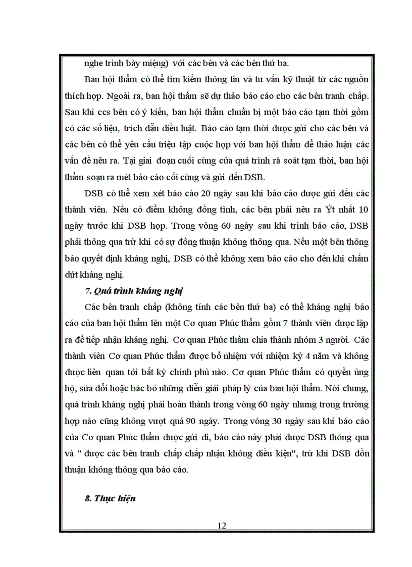 image for page Tìm hiểu cơ chế giải quyết tranh chấp của WTO