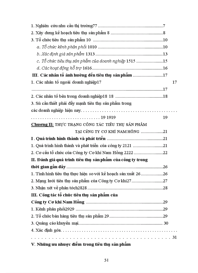 image for page Một số ý kiến hoàn thiện công tác tiêu thụ sản phẩm tại Công ty Cơ khí Nam Hồng