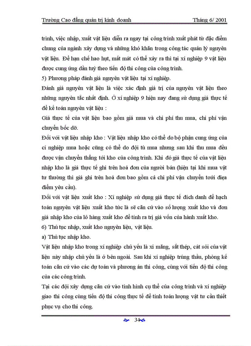 image for page Tổ chức công tác kế toán nguyên vật liệu trong các doanh nghiệp sản xuất kinh doanh