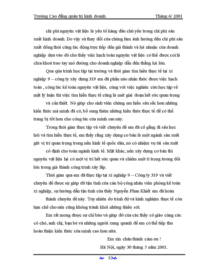 image for page Tổ chức công tác kế toán nguyên vật liệu trong các doanh nghiệp sản xuất kinh doanh