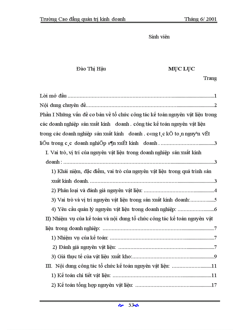 image for page Tổ chức công tác kế toán nguyên vật liệu trong các doanh nghiệp sản xuất kinh doanh