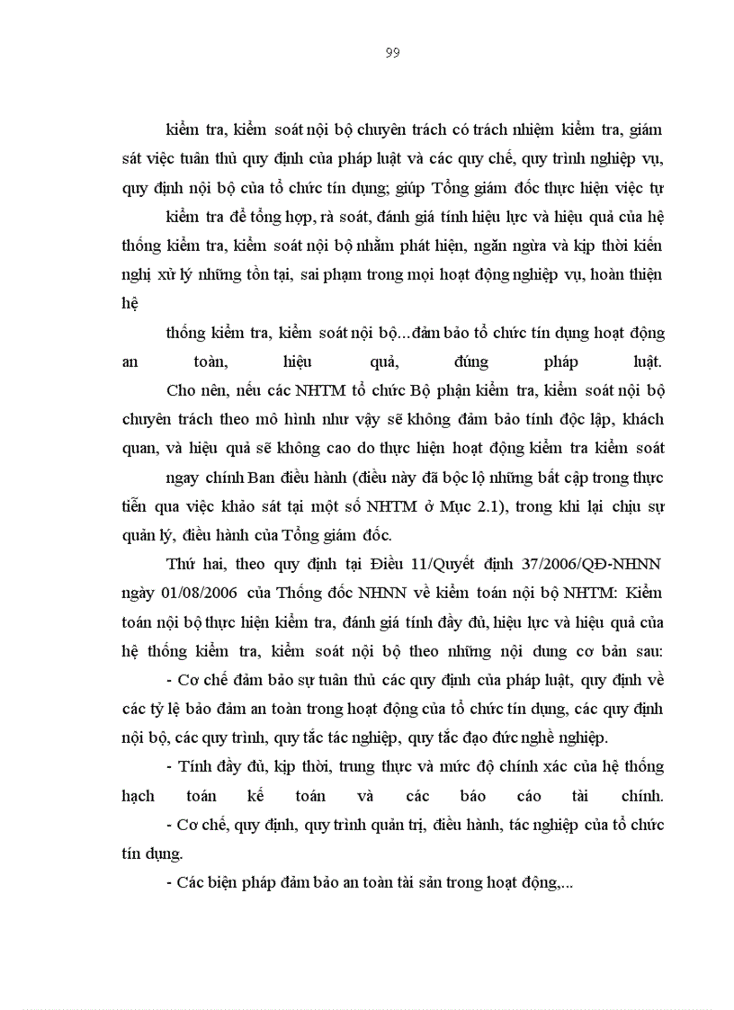 image for page Pháp luật điều chỉnh hệ thống kiểm tra kiểm soát nội bộ của ngân hàng thương mại và hoạt động của hệ thống kiểm tra kiểm soát nội bộ