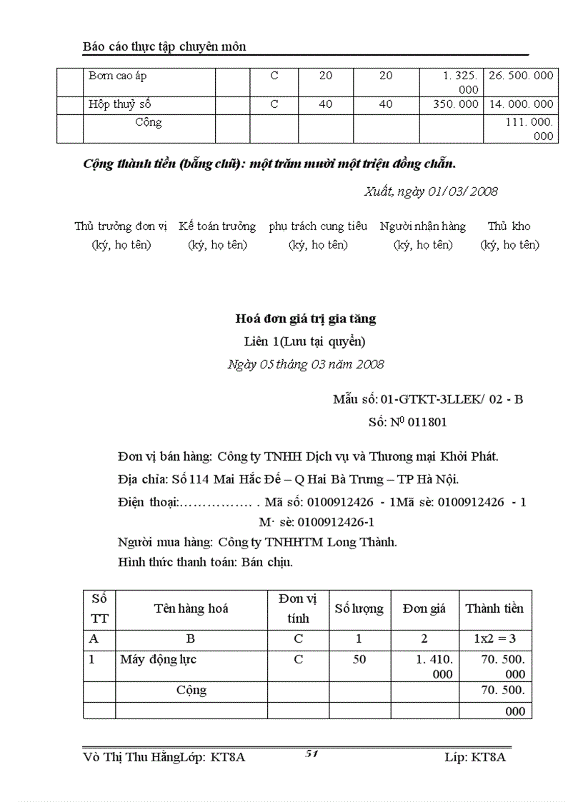 image for page Kế toán tiêu thụ thành phẩm và xác định kết quả tiêu thụ thành phẩm ở Công ty TNHH Dịch vụ và thương mại Khởi Phát