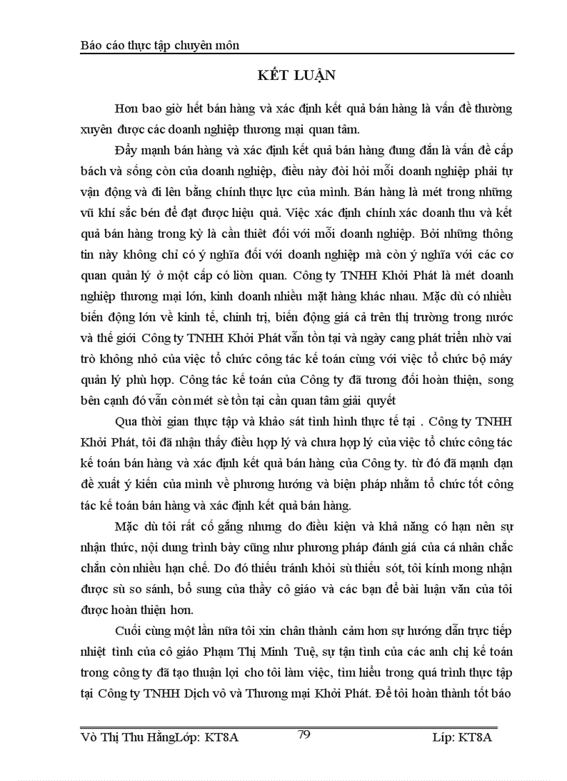 image for page Kế toán tiêu thụ thành phẩm và xác định kết quả tiêu thụ thành phẩm ở Công ty TNHH Dịch vụ và thương mại Khởi Phát
