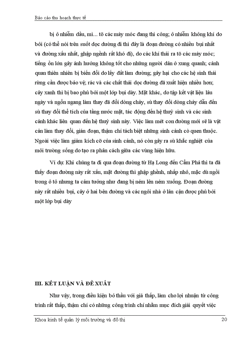 image for page Thực trạng về vấn đề đổ thải của công ty than Cao Sơn