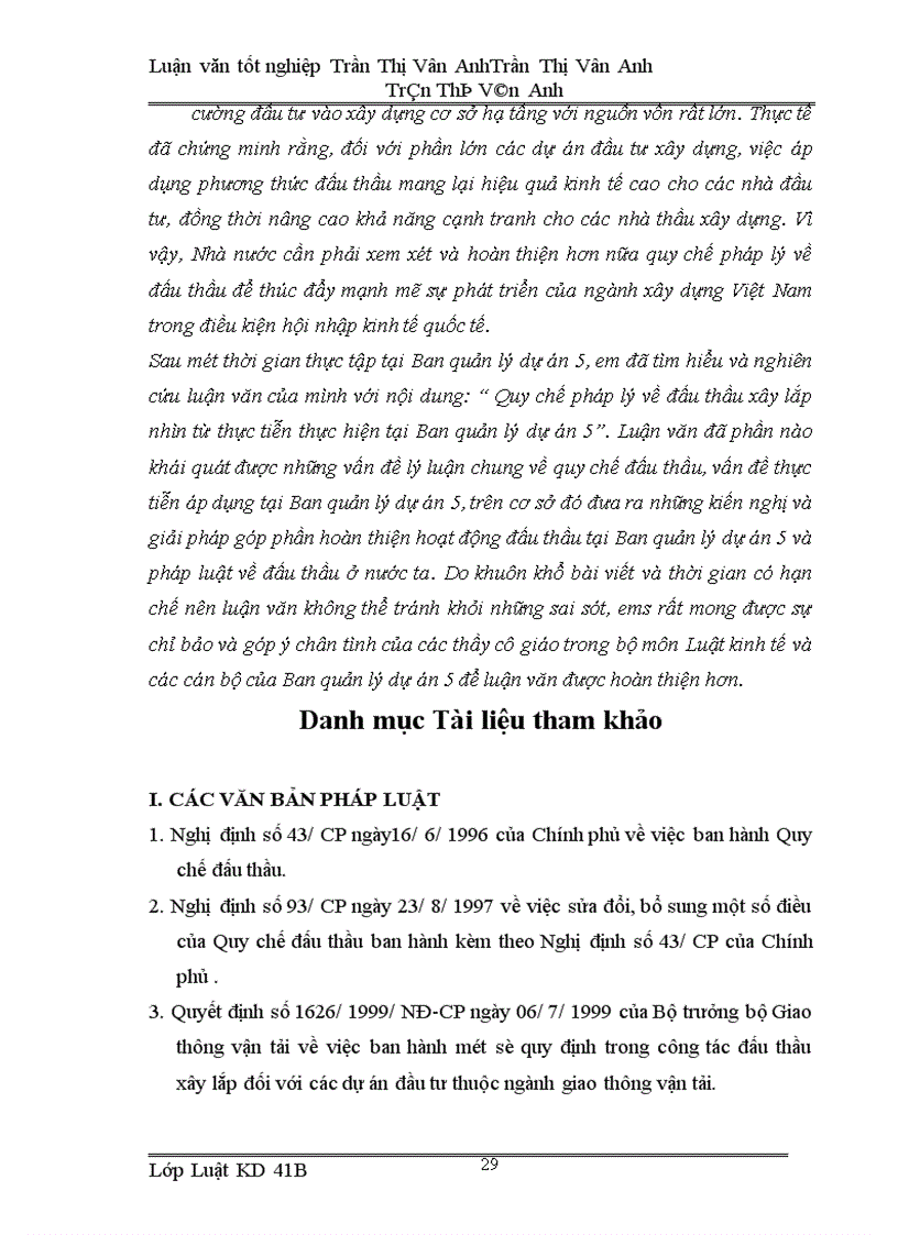 image for page Quy chế pháp lý về đấu thầu xây lắp nhìn từ thực tiễn thực hiện tại Ban quản lý dự án 5