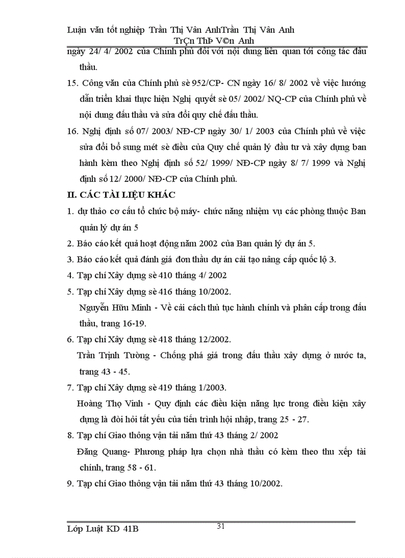 image for page Quy chế pháp lý về đấu thầu xây lắp nhìn từ thực tiễn thực hiện tại Ban quản lý dự án 5