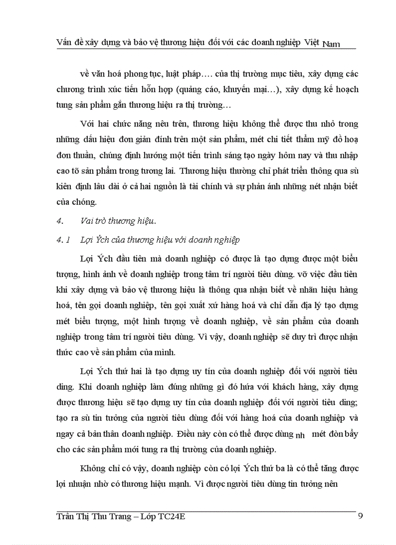 image for page Vấn đề xây dựng và bảo vệ thương hiệu đối với các doanh nghiệp Việt Nam