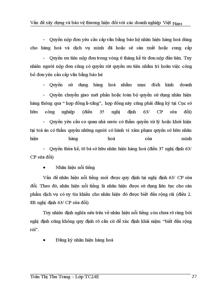 image for page Vấn đề xây dựng và bảo vệ thương hiệu đối với các doanh nghiệp Việt Nam