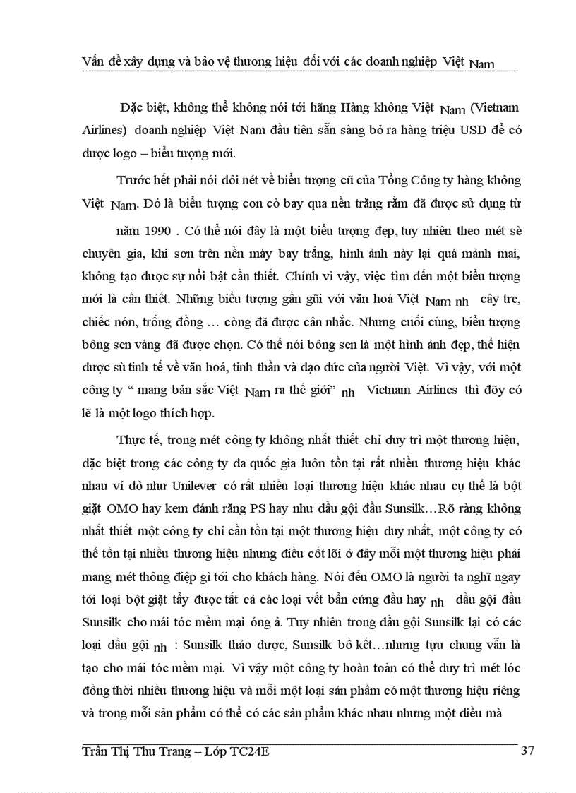 image for page Vấn đề xây dựng và bảo vệ thương hiệu đối với các doanh nghiệp Việt Nam