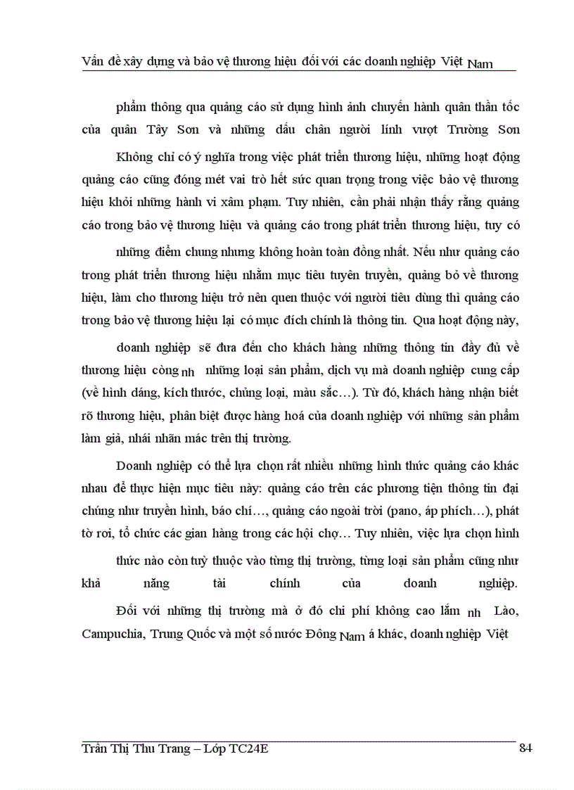 image for page Vấn đề xây dựng và bảo vệ thương hiệu đối với các doanh nghiệp Việt Nam