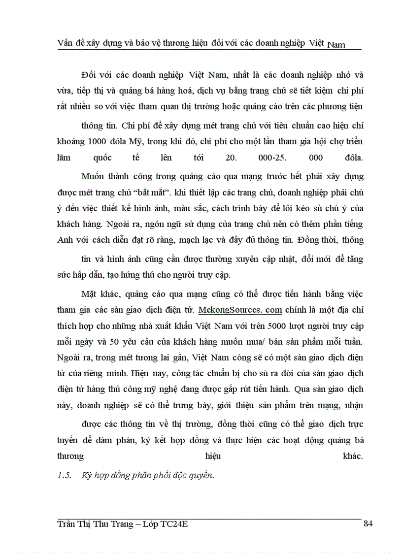 image for page Vấn đề xây dựng và bảo vệ thương hiệu đối với các doanh nghiệp Việt Nam