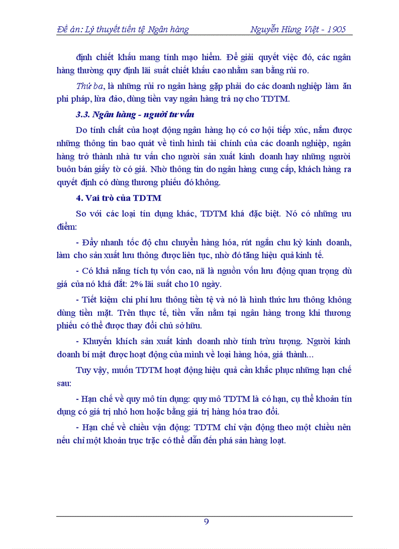 image for page Tín dụng thương mại và triển vọng ở Việt Nam