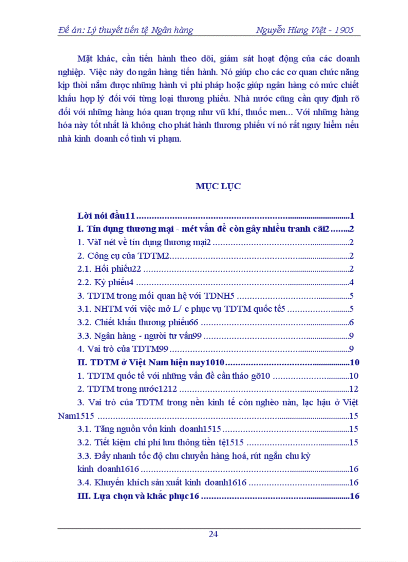 image for page Tín dụng thương mại và triển vọng ở Việt Nam