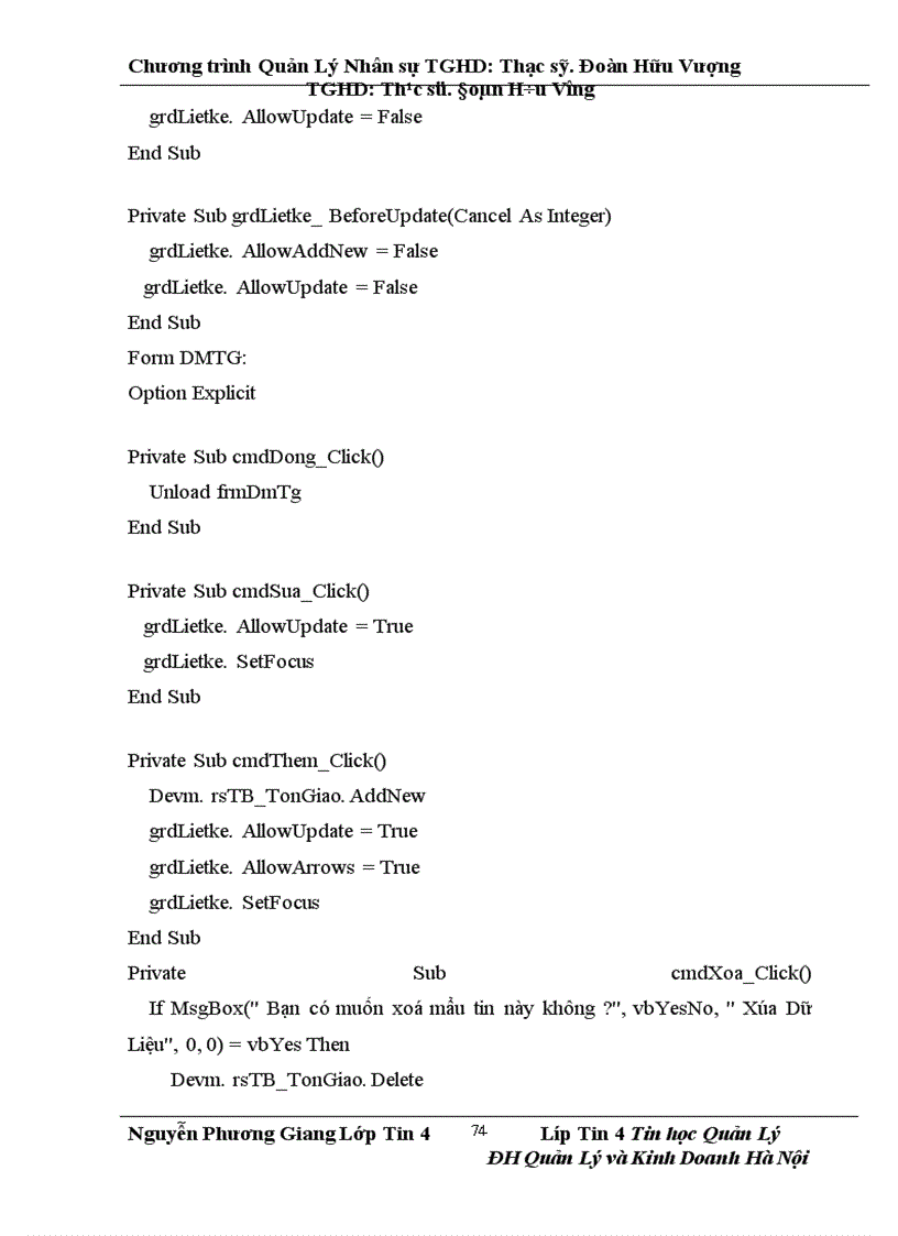 image for page Việc xây dựng chương trình quản lý nhân sự nhằm các mục đích như sau