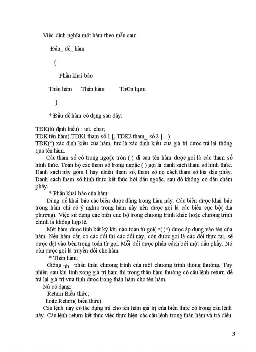 image for page Chương trình có sử dụng hàm, biến toàn cục, biến cục bộ