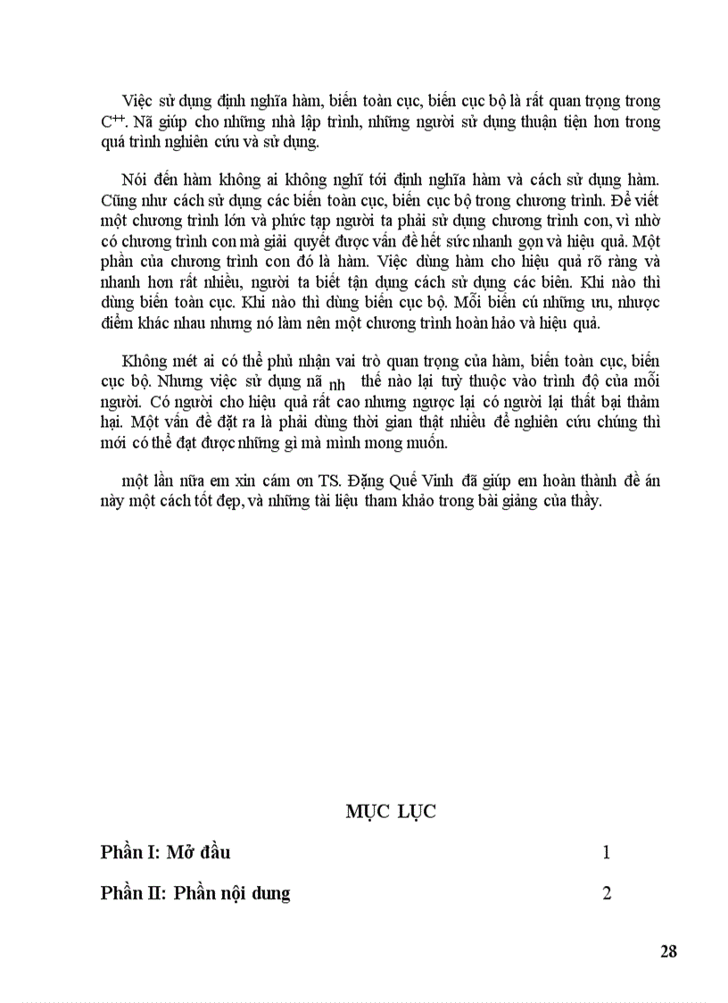 image for page Chương trình có sử dụng hàm, biến toàn cục, biến cục bộ